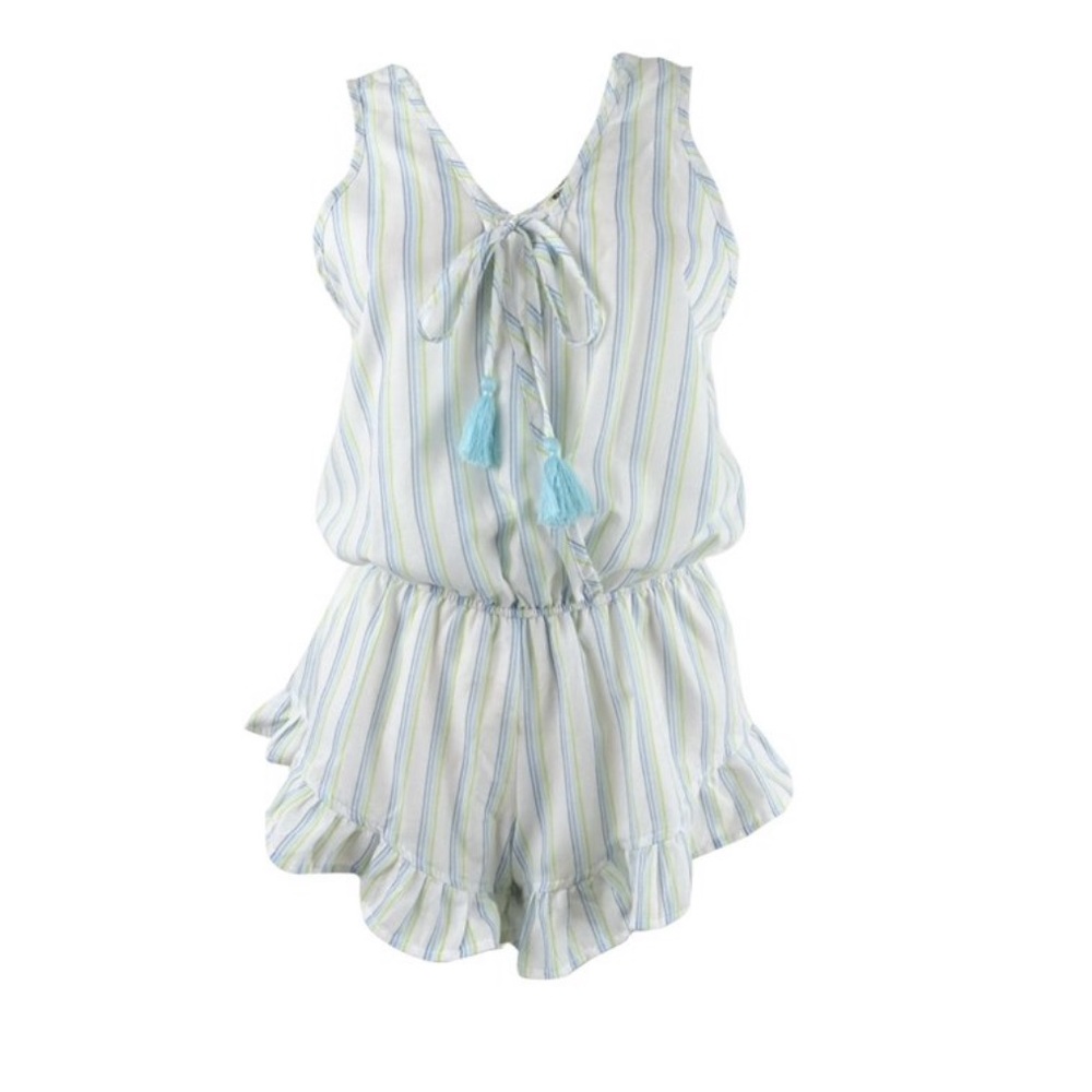 Miken Swim Tie Front Swim Cover-Up XS